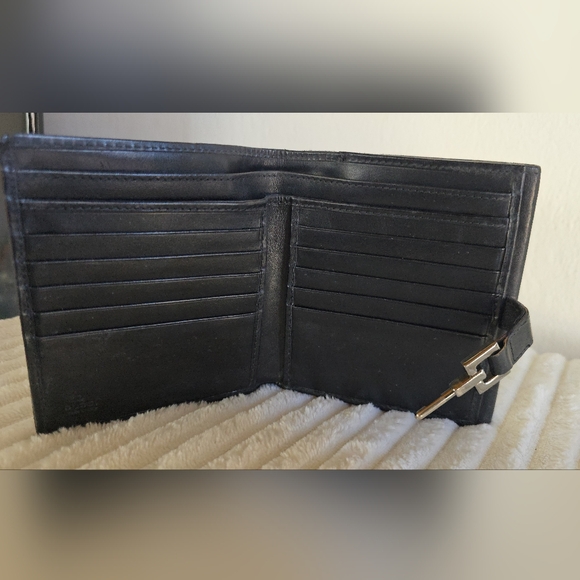 Gucci Black GG Canvas And Leather JACKIE Wallet with Silver Piston Lock - Picture 9 of 14